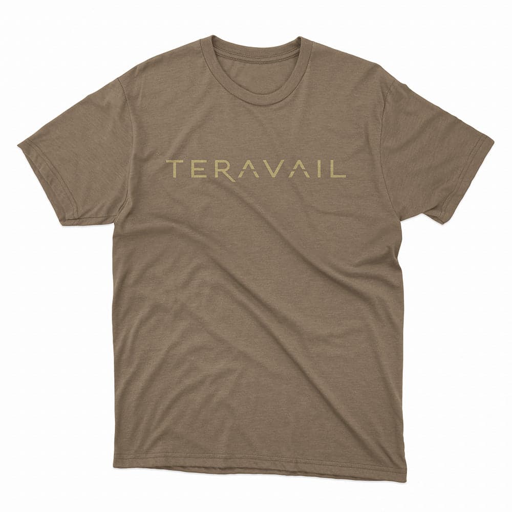 Teravail Logo T-Shirt Brown/Beige Md