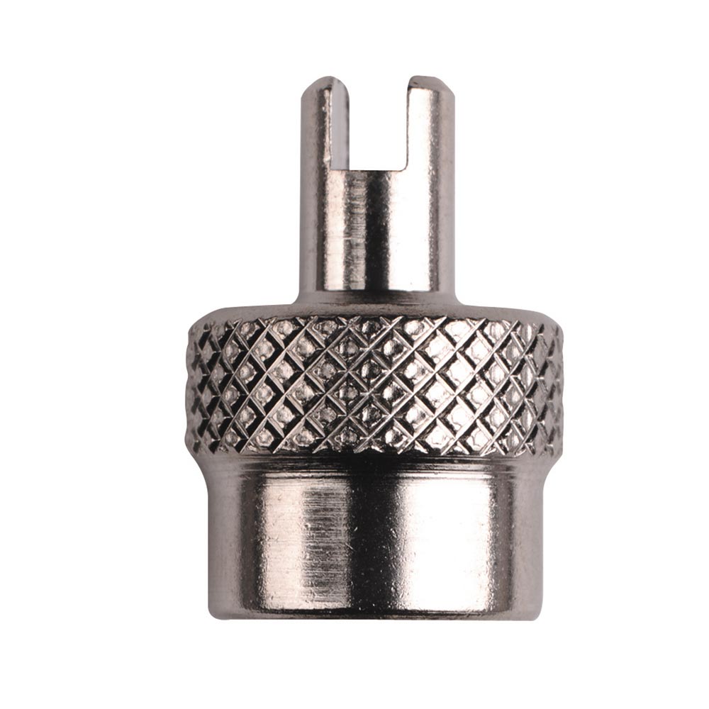 Weldtite Metal Schrader Valve Cap Silver SV