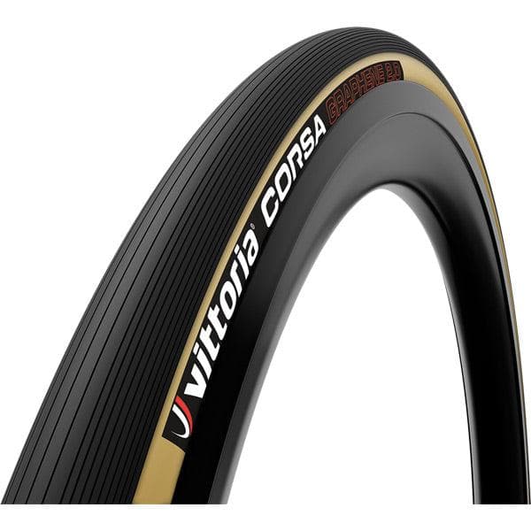 Load image into Gallery viewer, Vittoria Corsa 700x23c Fold Black Tan G2.0 Clincher Tyre
