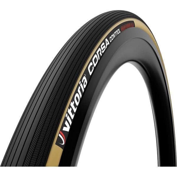 Vittoria Corsa Control 25-28'' Black Tan G2.0 Tubular Tyre