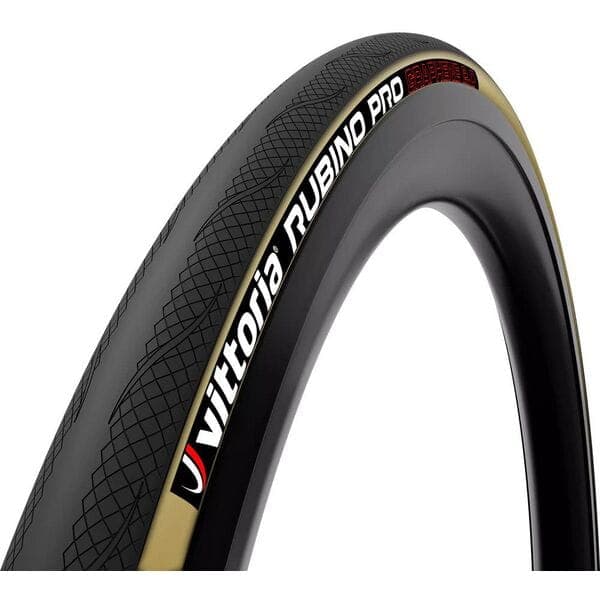 Vittoria Rubino Pro IV Fold Black Tan G2.0 Clincher Tyre - 700c