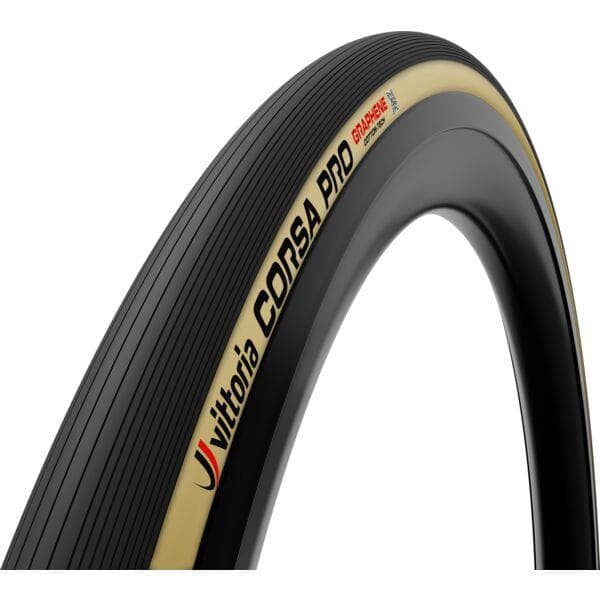 Vittoria Corsa Pro 700x29c TLR Black Tan Wide Rim G2.0 Tubeless Ready Tyre