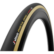 Vittoria PistaÿOroÿ23-28'' Black Tan G2.0 Tubular TPU Tyre