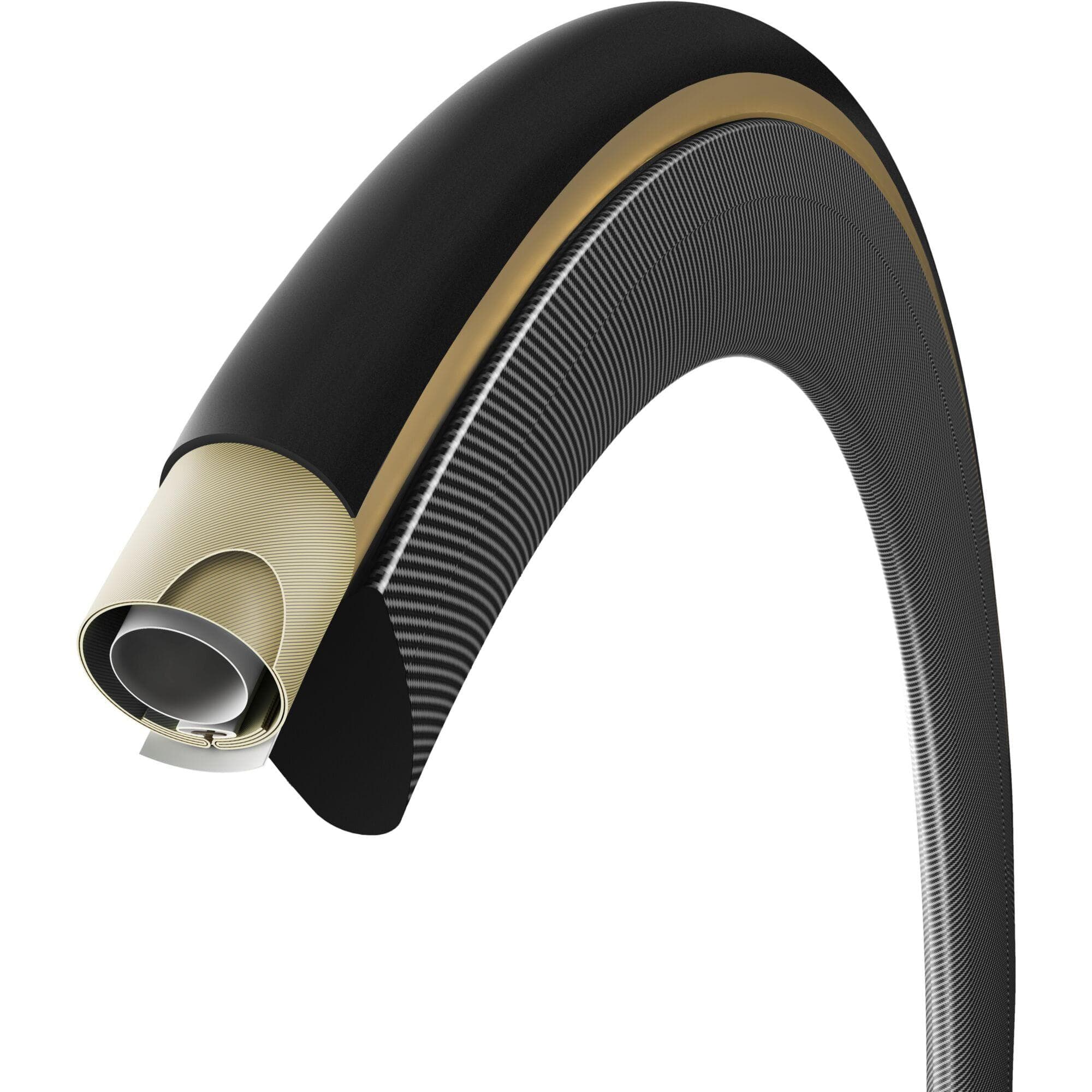 Vittoria PistaÿOroÿ23-28'' Black Tan G2.0 Tubular TPU Tyre