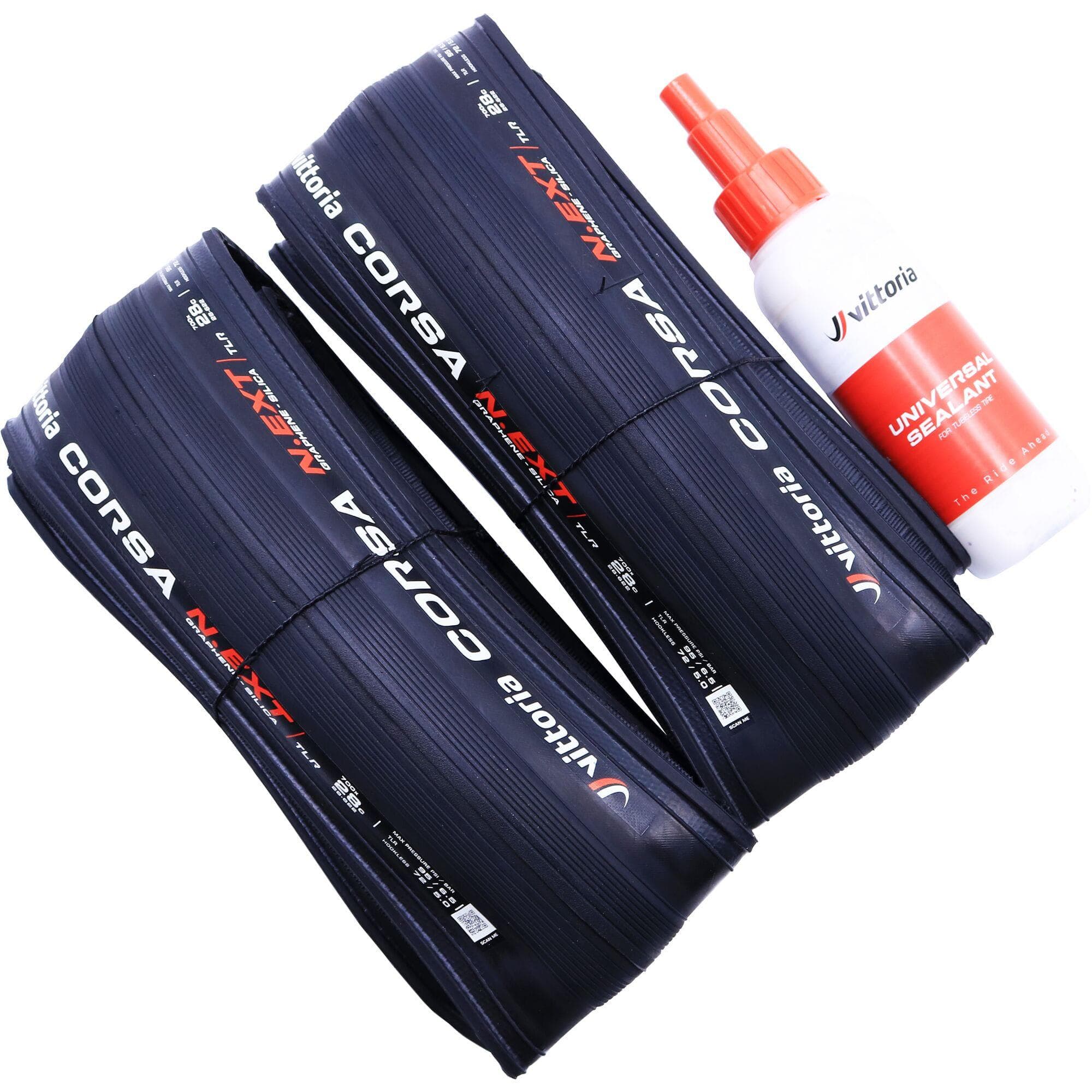Vittoria Corsa N.EXT 700x28c TLR Twin Pack with Sealant 80ml