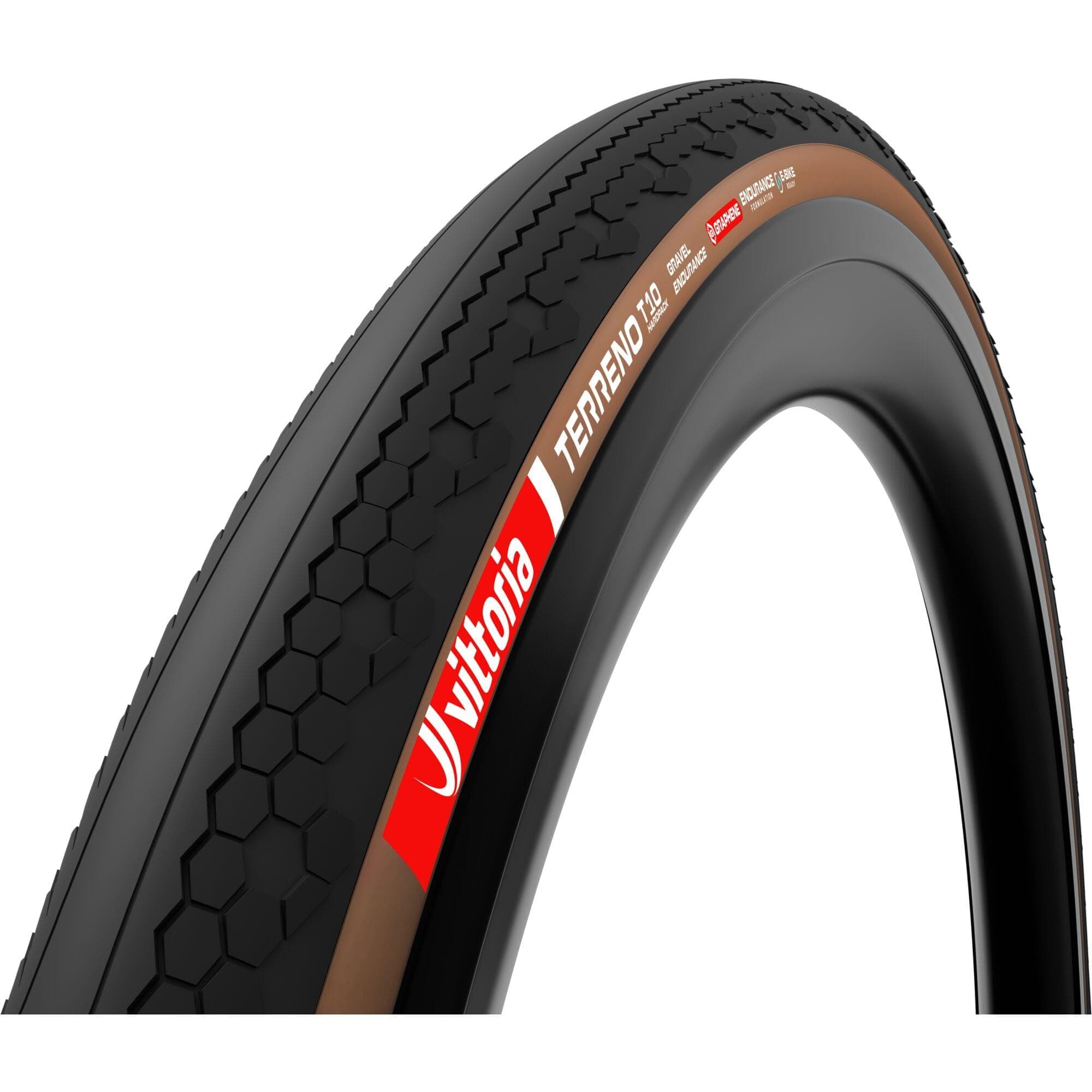 Vittoria Terreno T10 Hardpack Gravel Endurance Brown G2.0 Tubeless Ready Tyre - 700c