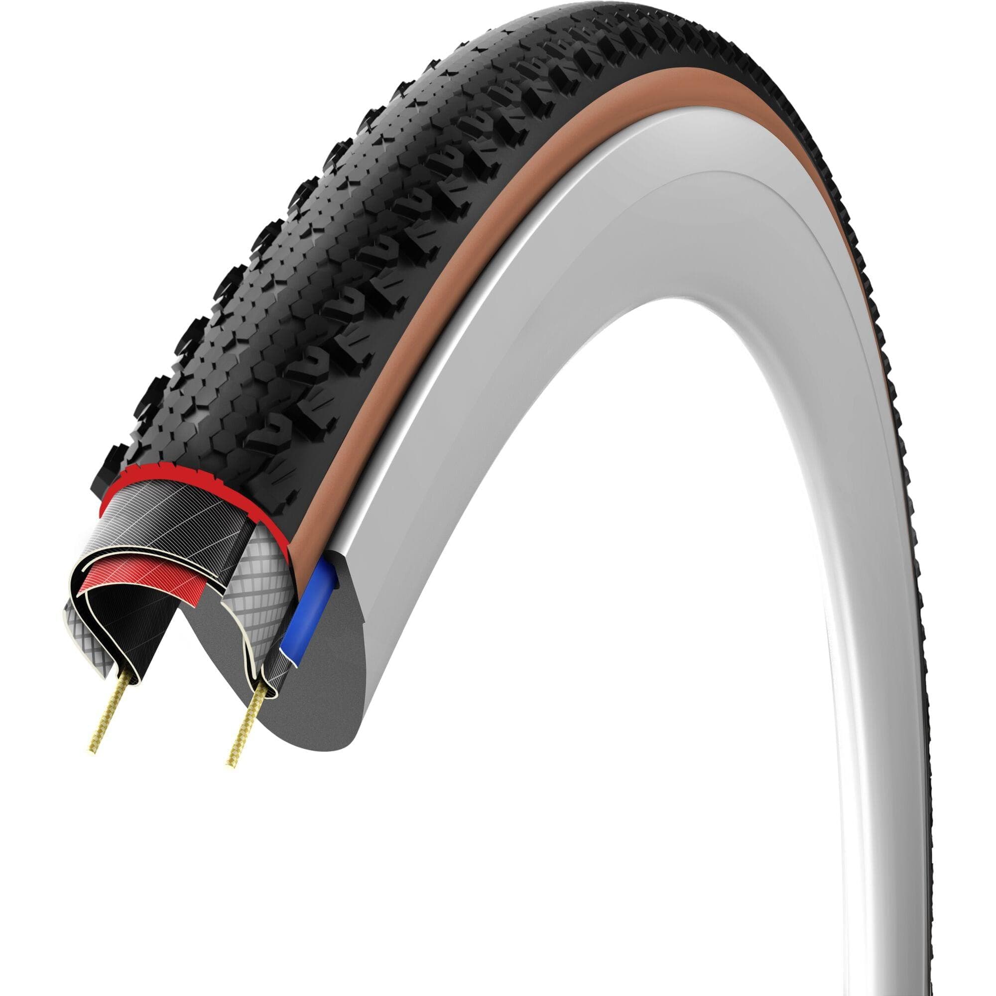 Vittoria Terreno T30 Fine Loose 700x45c Gravel Endurance Brown G2.0 Tubeless Ready Tyre