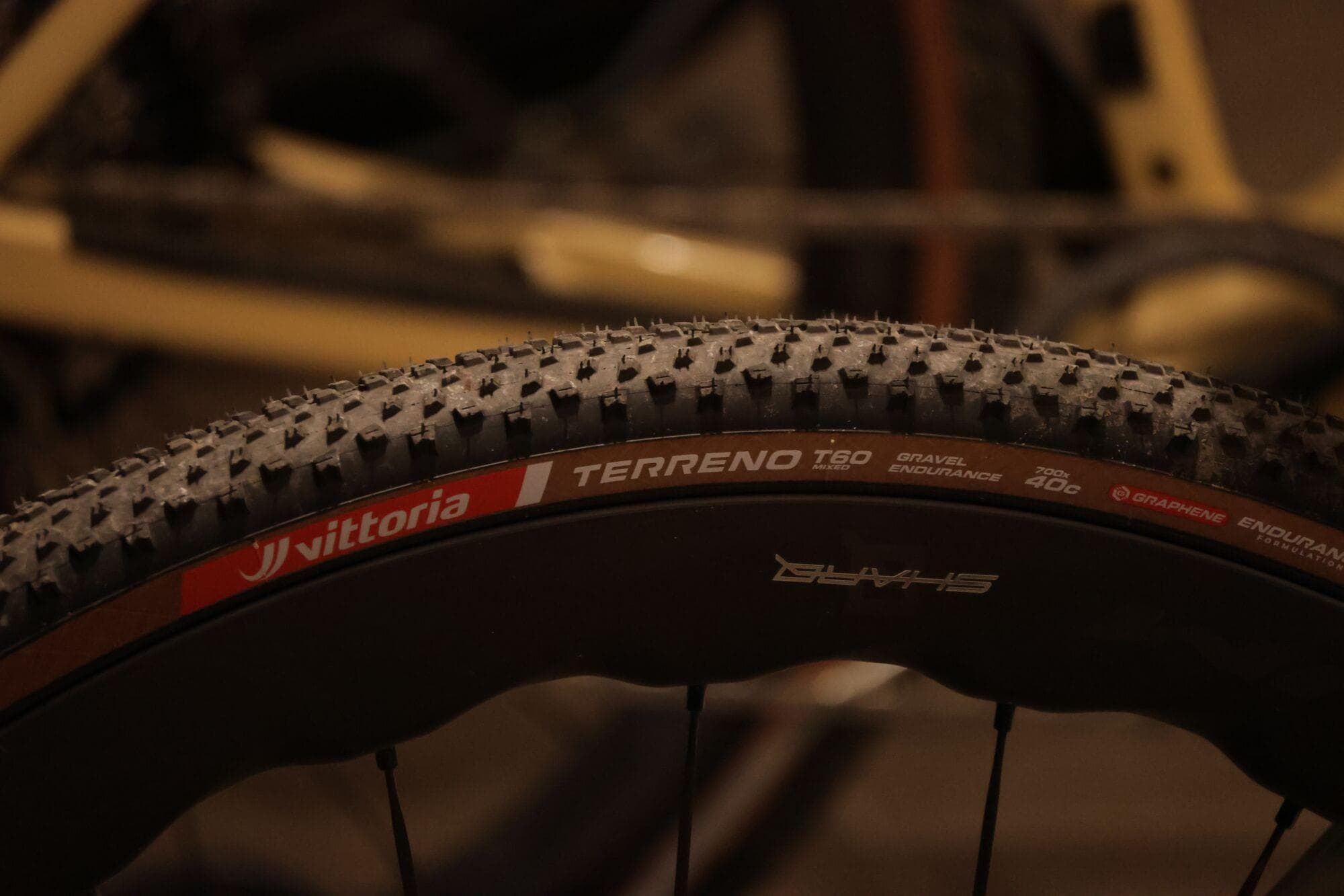 Vittoria Terreno T60 Mixed 700x45c Gravel Endurance Brown G2.0 Tubeless Ready Tyre