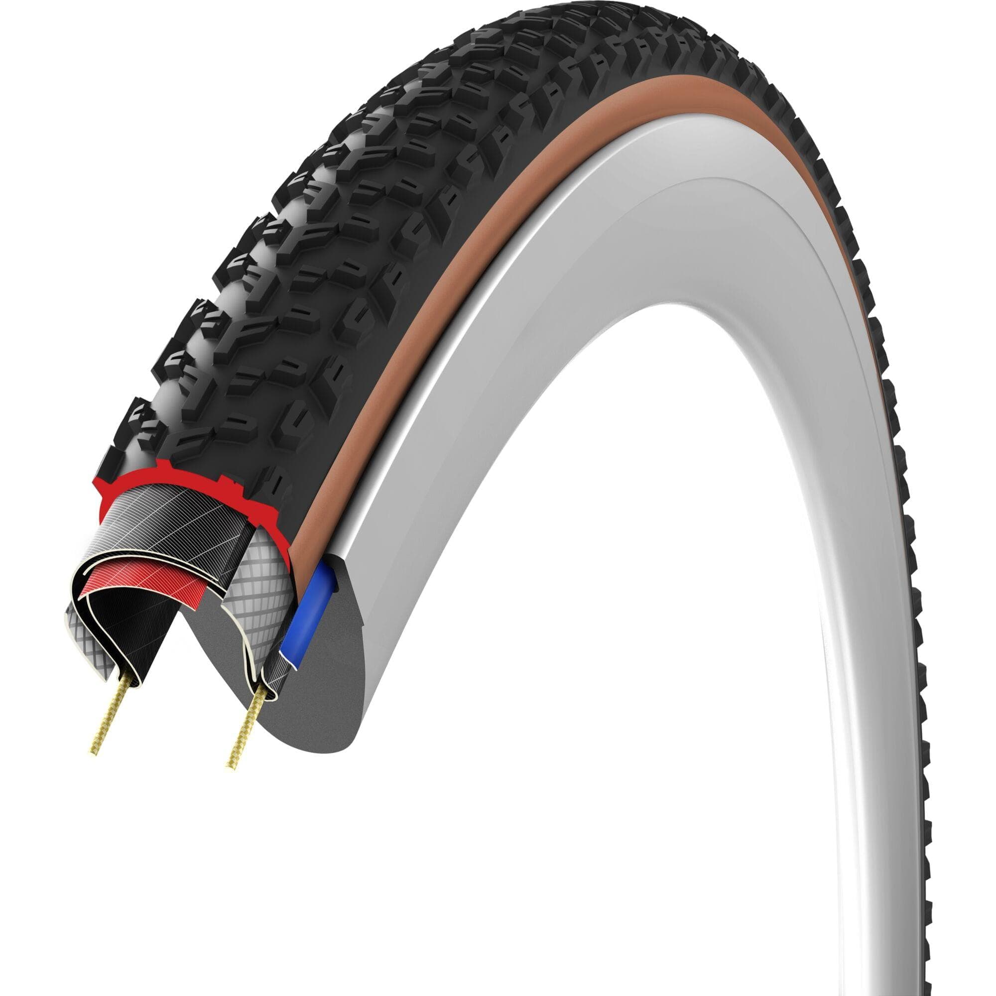Vittoria Terreno T70 Coarse Loose 700x40c Gravel Endurance Brown G2.0 Tubeless Ready Tyre