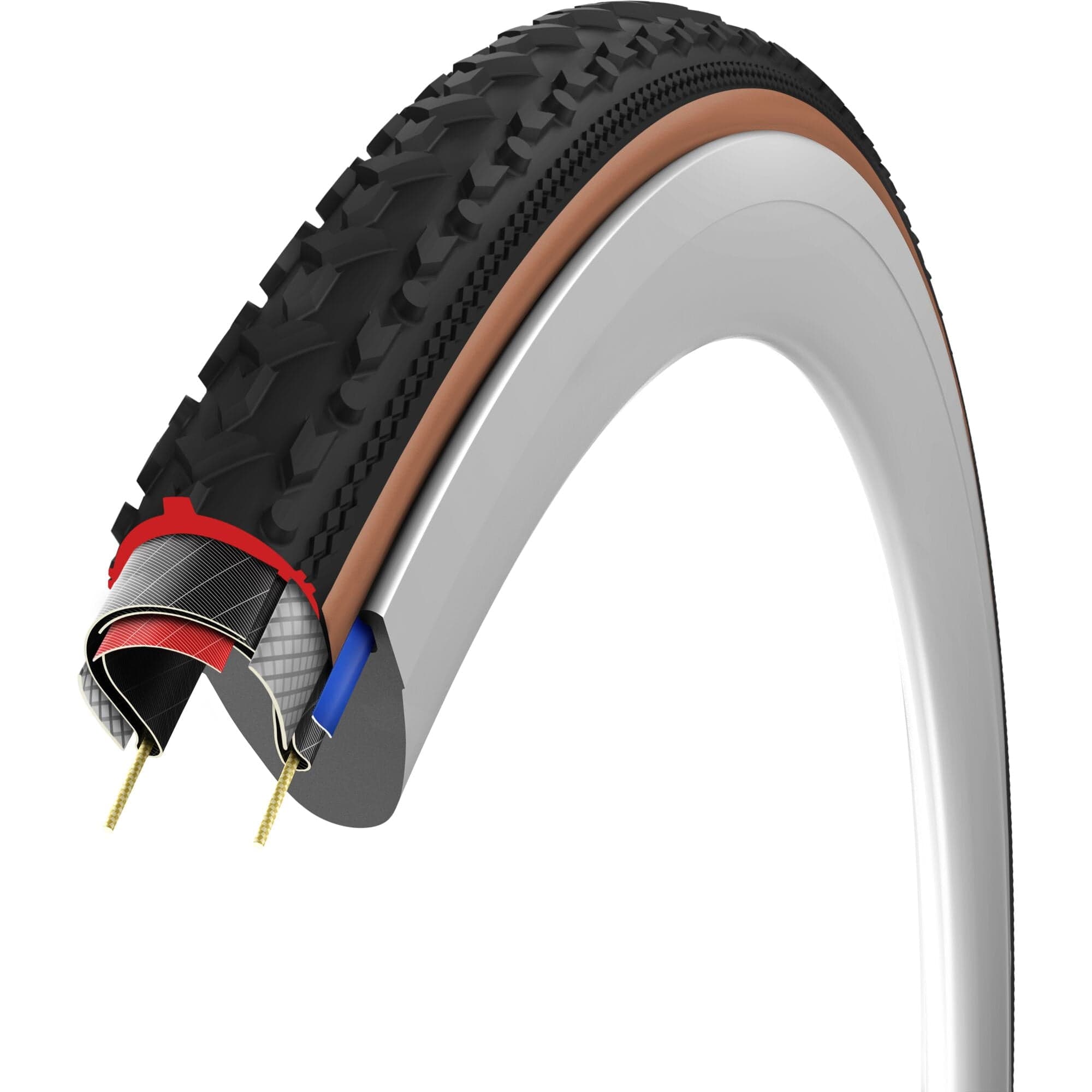 Vittoria Terreno T80 Coarse Loose 700x40c Gravel Endurance Brown G2.0 Tubeless Ready Tyre