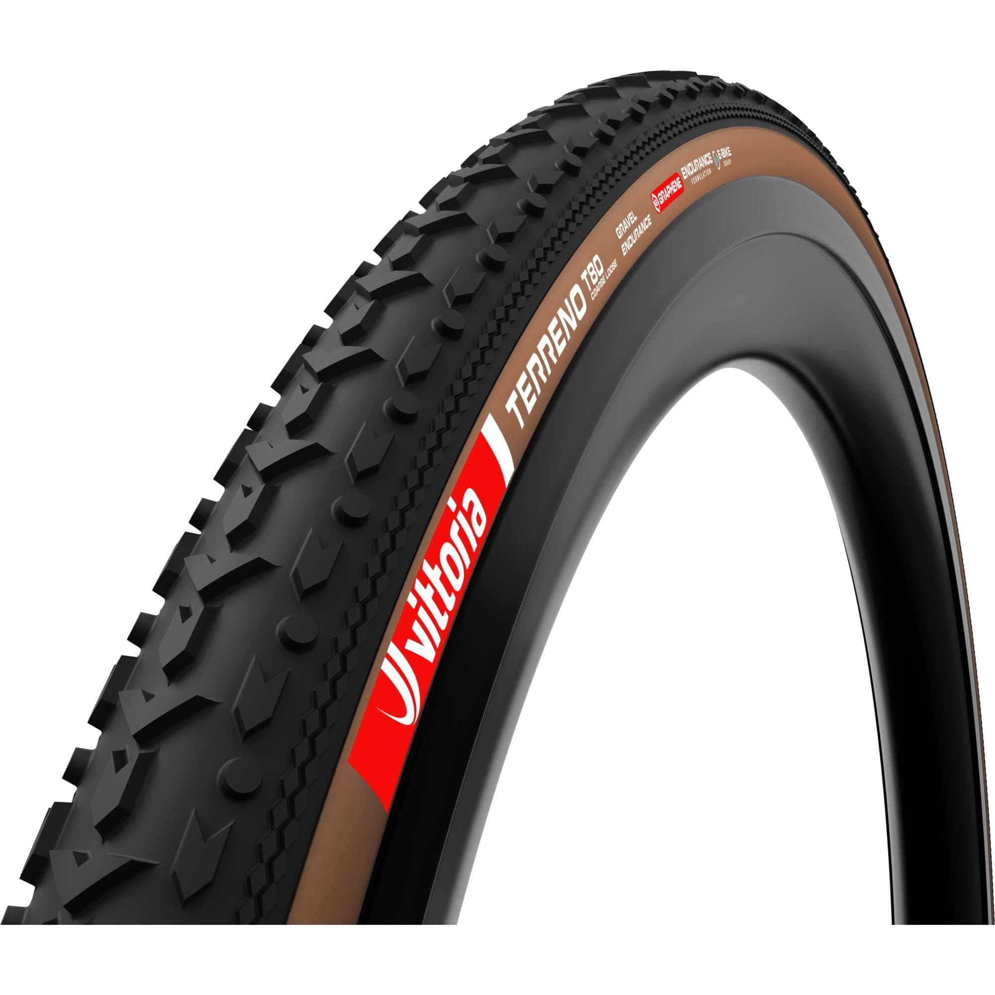 Vittoria Terreno T80 Coarse Loose Gravel Endurance Brown G2.0 Tubeless Ready Tyre - 700c