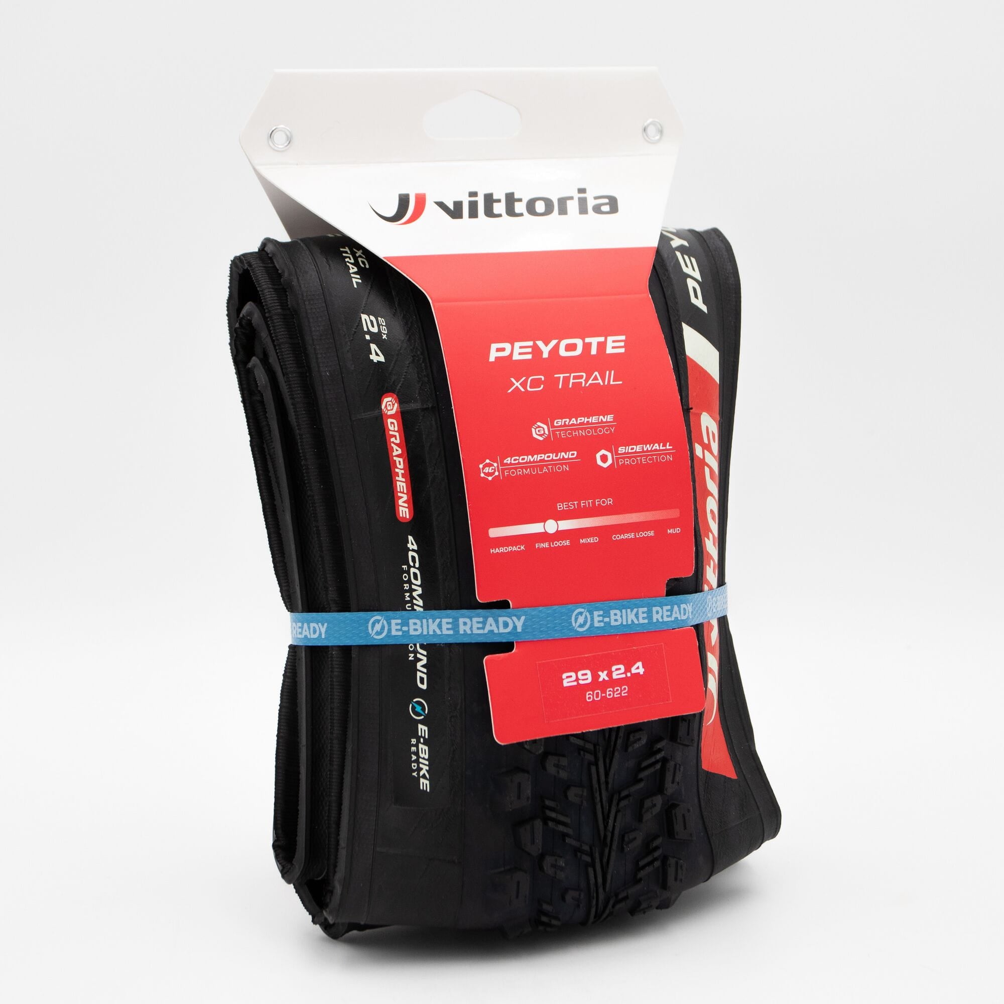 Vittoria Peyote Trail Trail Full Black G2.0 Tubeless Ready Tyre - 29"
