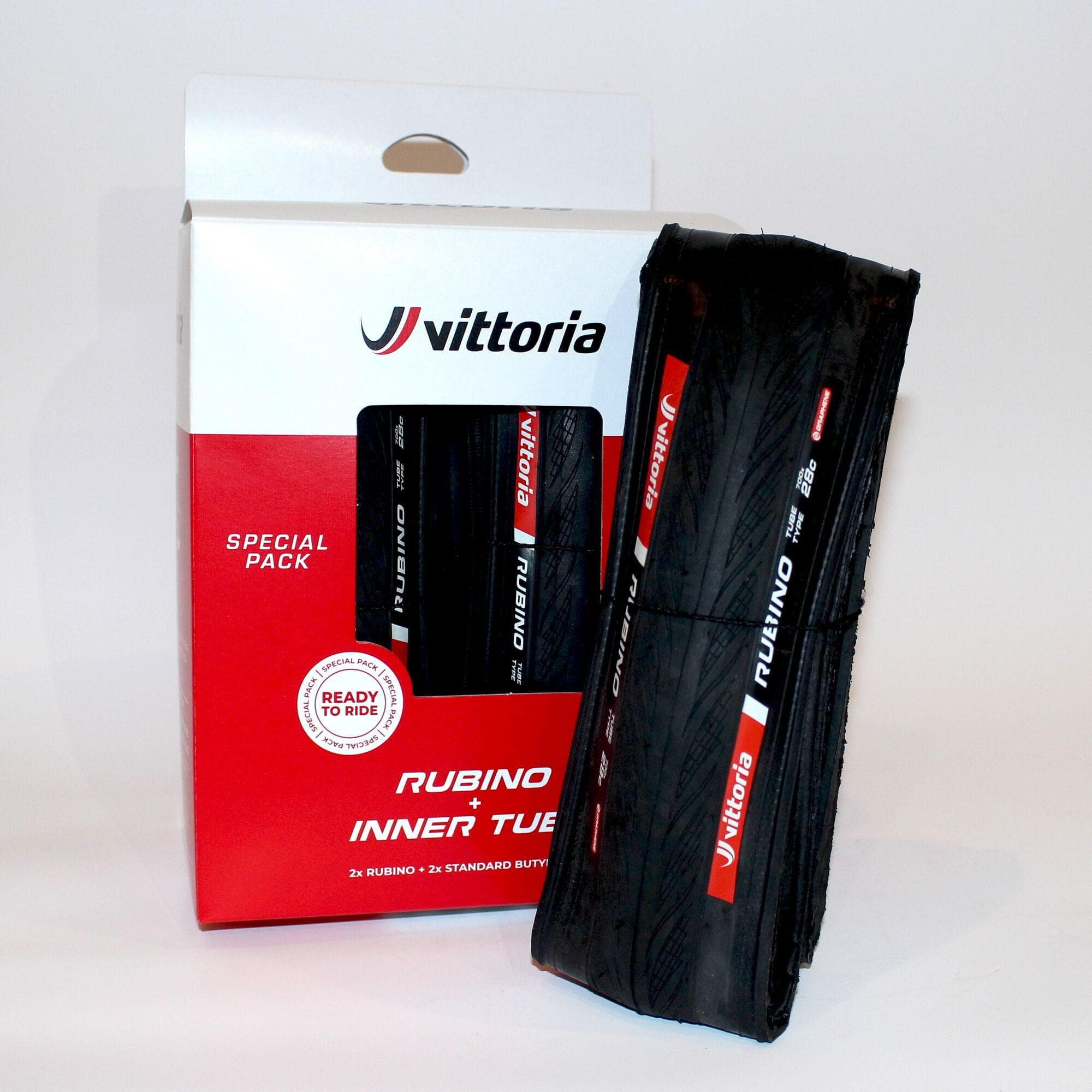 Vittoria-Rubino-V-700x28c-Folding-Full-Black-Twin-Pack-with-2-x-Innertubes