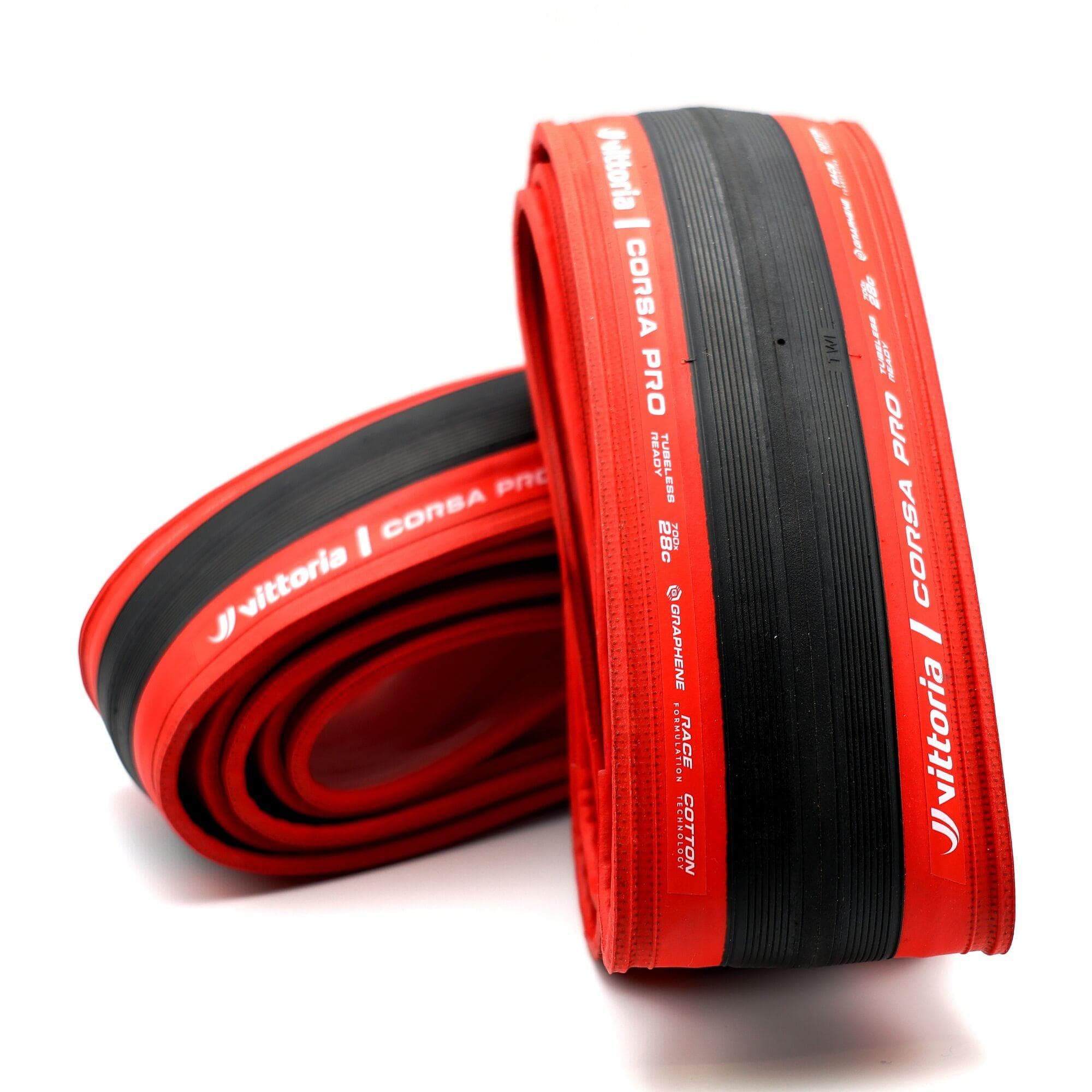 Vittoria Corsa Pro 700x28c Fold TLR Red Vuelta LTD G2.0