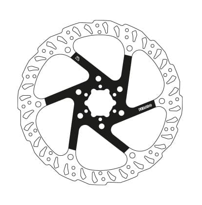 Ferodo Ferodo MTB 6 Bolt 2 Piece Disc Rotor TZ-24 (180 x 2.0mm)