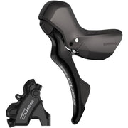 Shimano CUES CUES ST-U4030 bled hydraulic; mechanical STI set; flat mount calliper; LH rear