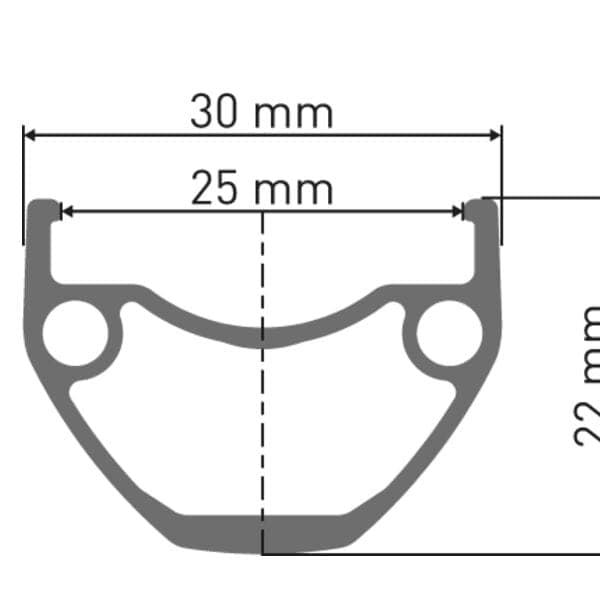 DT Swiss HU 1900 wheel, 25 mm rim, 135mm QR axle, 700c rear