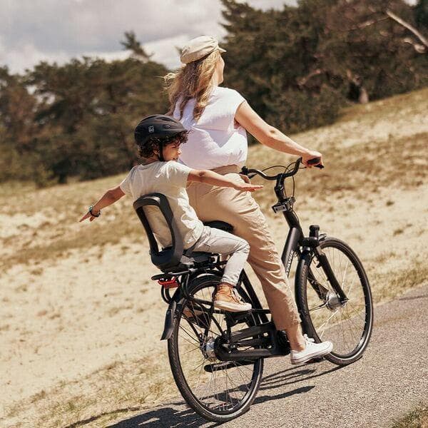 Urban Iki Junior Seat with Rack Mount - Bincho Black / Bincho Black