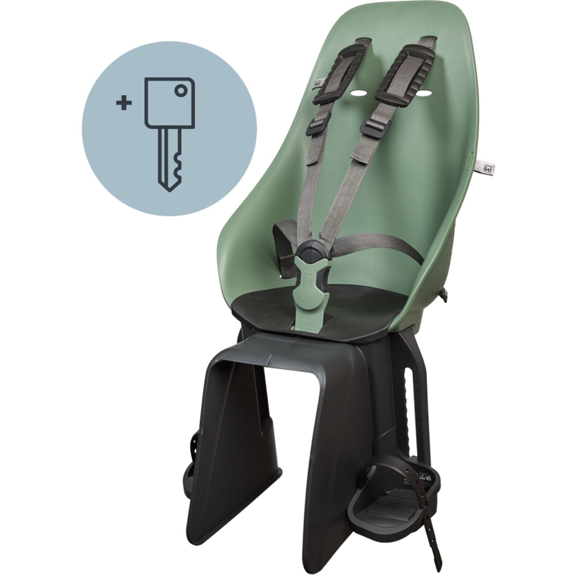 Urban-Iki-Rear-Seat-TA-KE-Carrier-Mount-Icho-Green/Bincho-Black