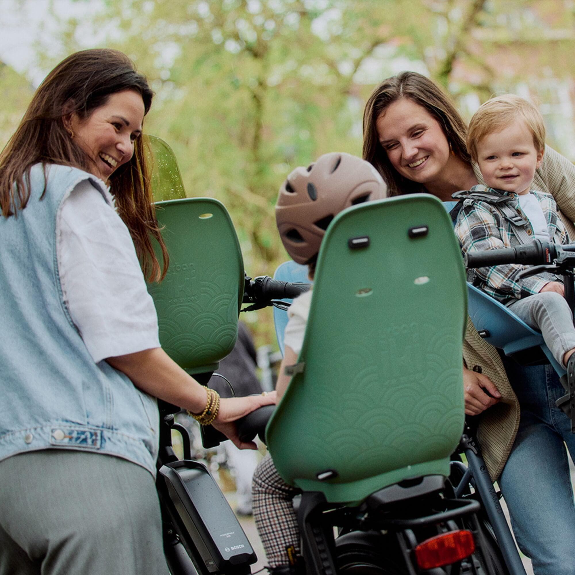 Urban Iki Rear Seat TA-KE Carrier Mount Icho Green/Bincho Black