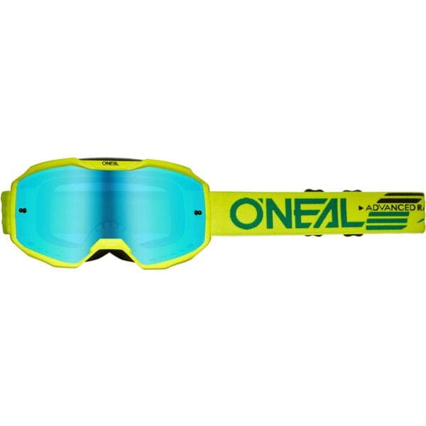 Oneal B-10 Goggle SOLID neon yellow - radium blue