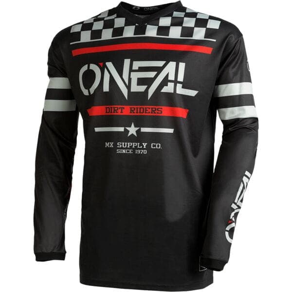 Oneal ELEMENT Youth Jersey SQUADRON V.22 black/gray XL
