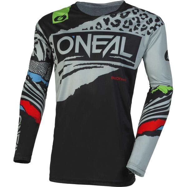 Oneal MAYHEM Youth Jersey WILD V.23 black/gray XL