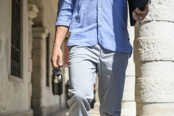 Elite Mia stainless steel bottle 650 ml black