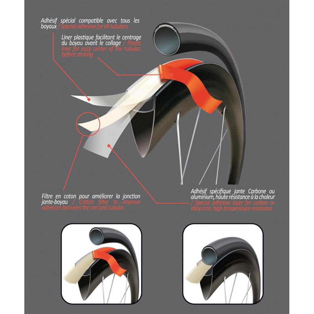 Velox Hi Temp Tub Tape for Carbon Rims