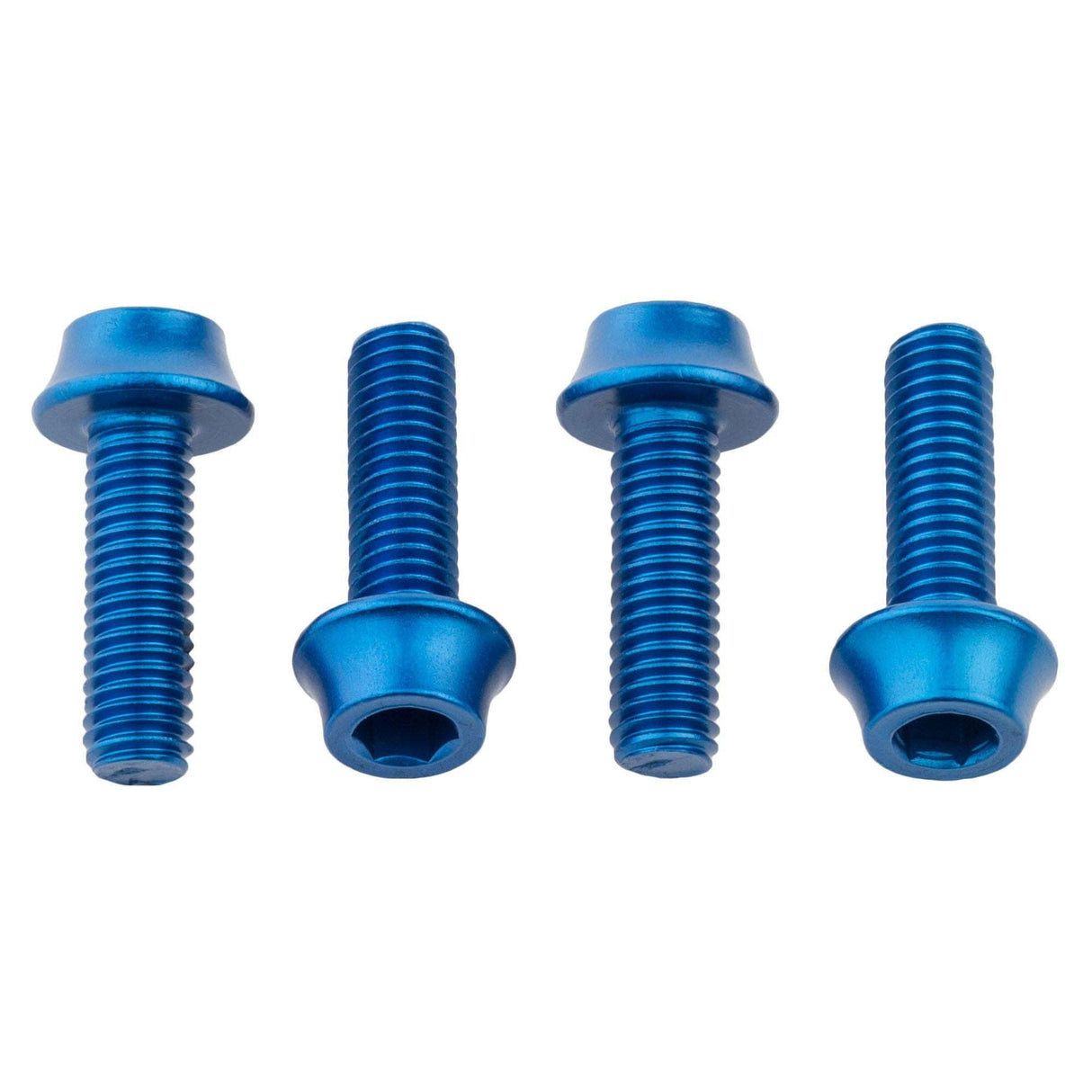 Wolf Tooth Water Bottle Cage Bolts Blue / Set of 4