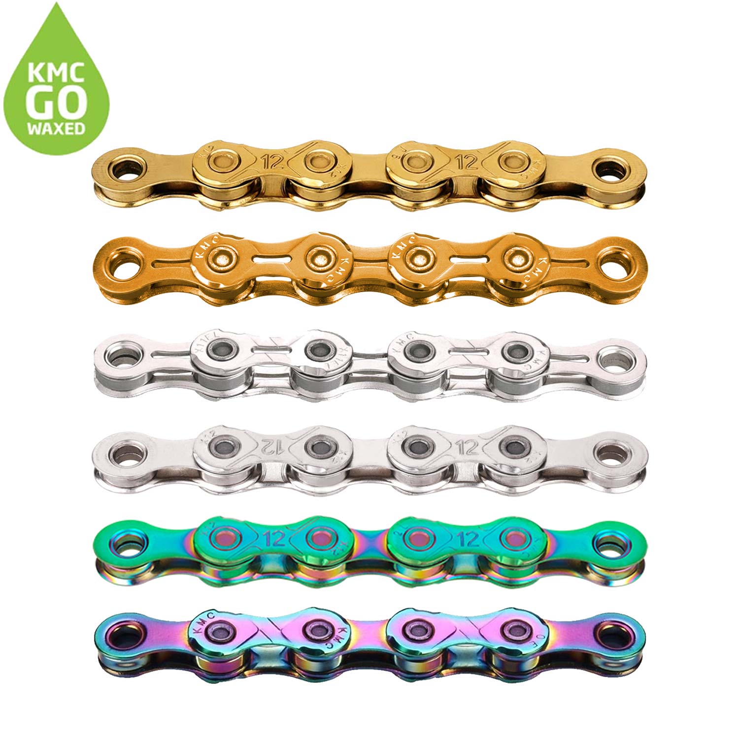 KMC KMC Waxed Chain Bundle