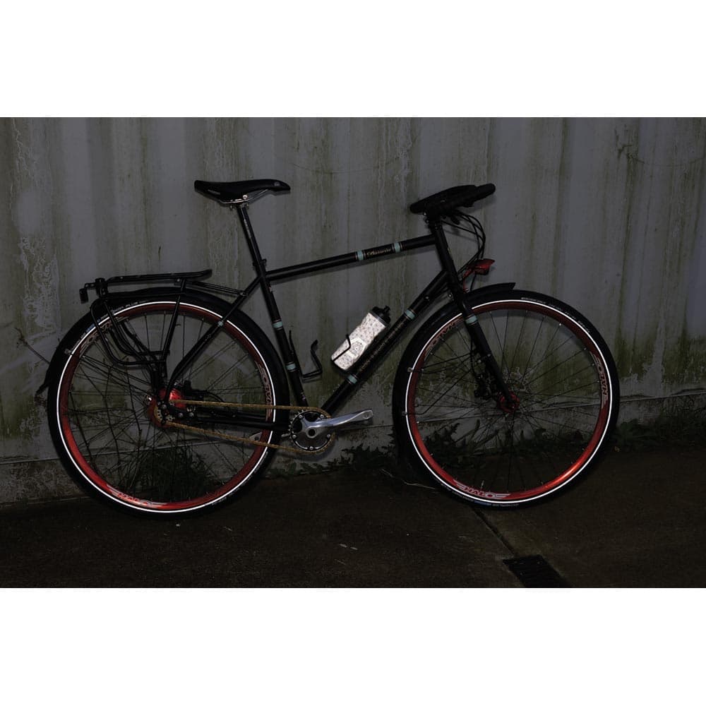 Passport Frostbright Insulated Reflective Water Bottle Silver/Red 550ml