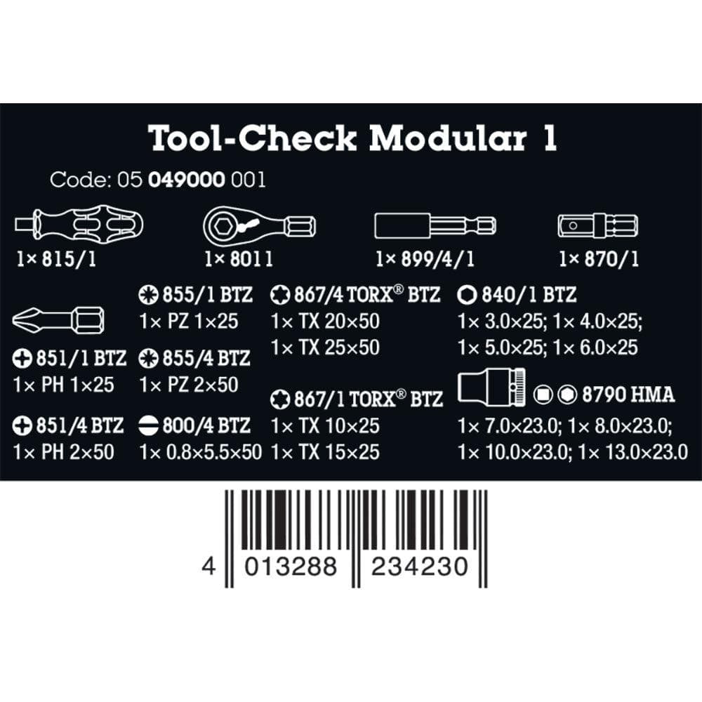 Wera Tools Tool-Check Modular 1