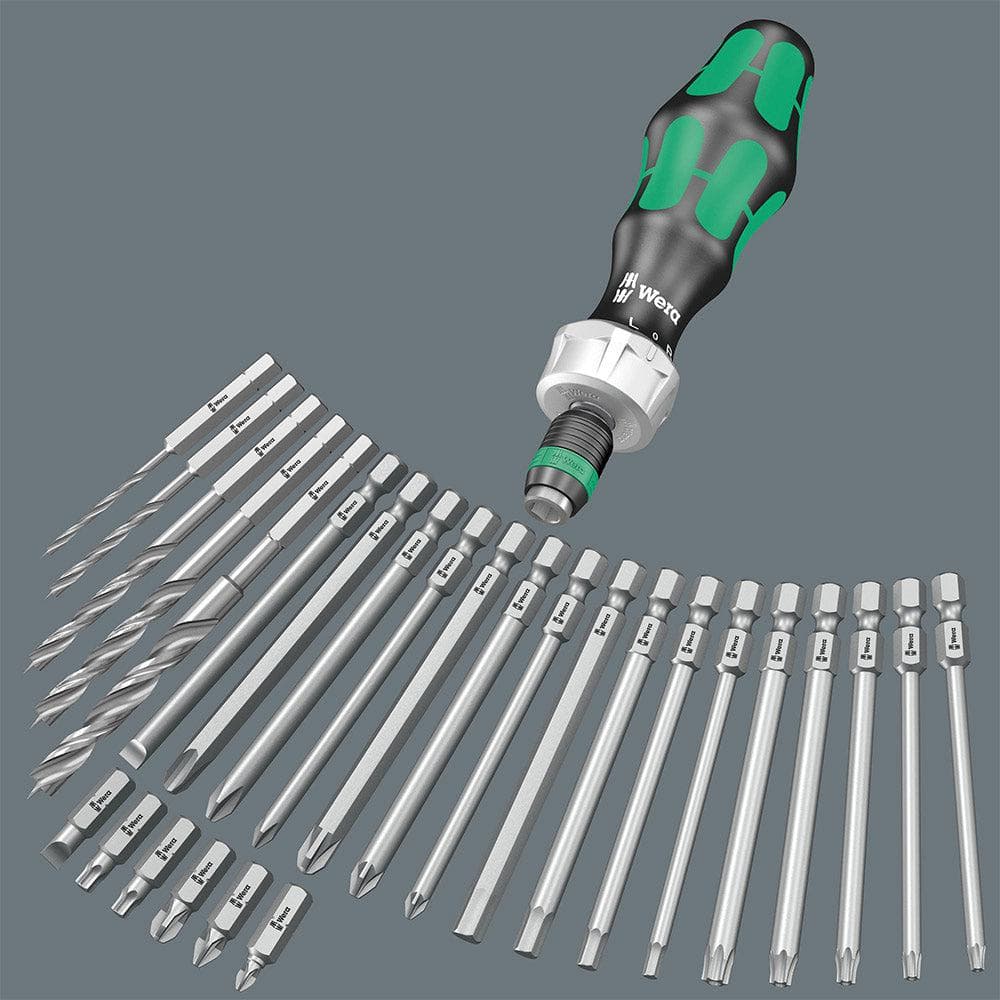 Wera Tools Screwdriver 60 Ratchet Screwdriver Set 17pc