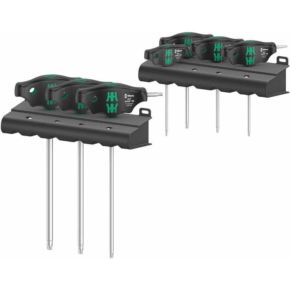 Wera Tools 467/7 HF Set 1 T-Handle Torx Screwdriver Set 7pcs