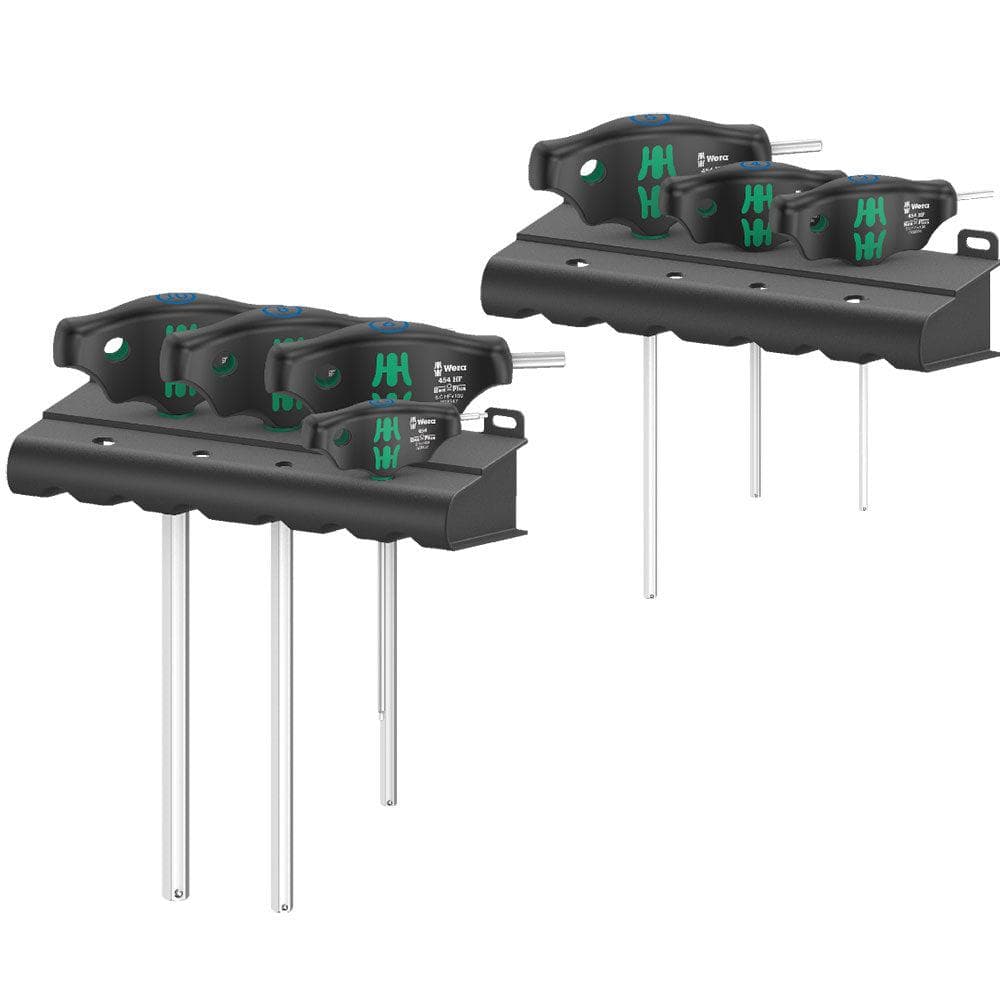 Wera Tools 454/7 HF T-Handle Hex Screwdriver Set 7pcs