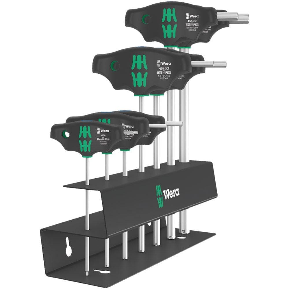 Wera Tools 454/7 HF T-Handle Hex Screwdriver Set 7pcs