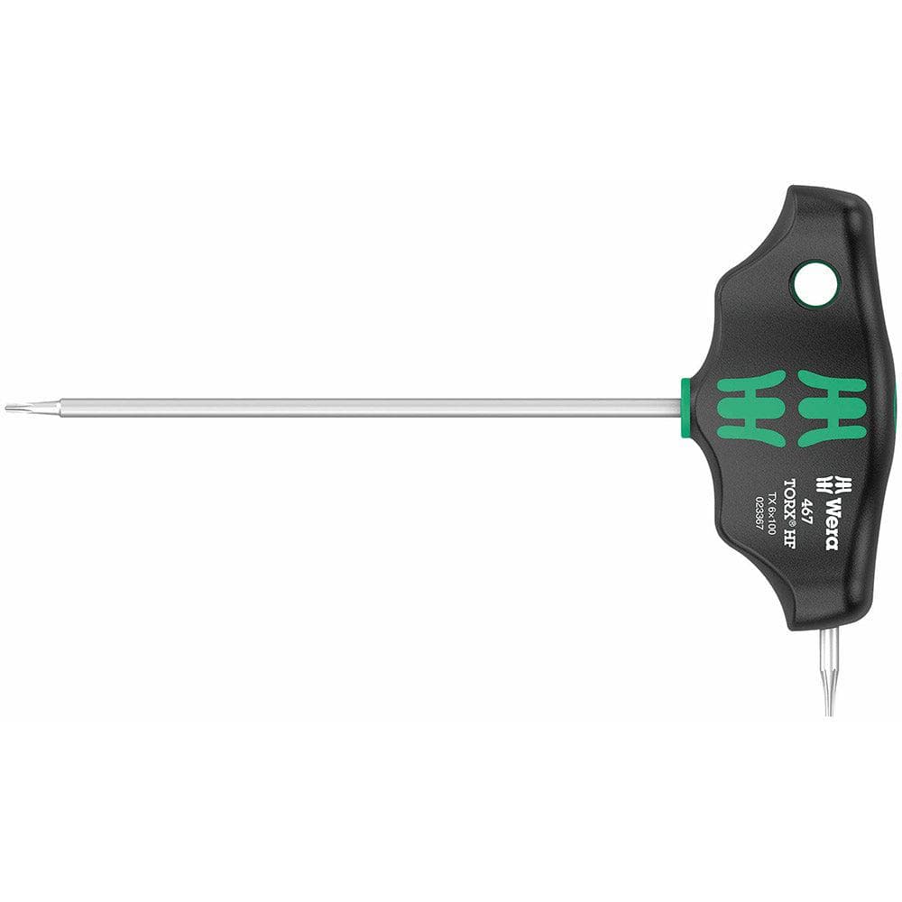 Wera Tools 467 HF T-Handle Torx Screwdriver TX6 x 100mm