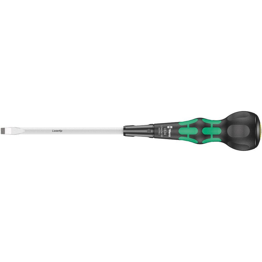 Wera Tools 1834 1,0 X 6,0 X 150mm Ball-Grip Screwdriver