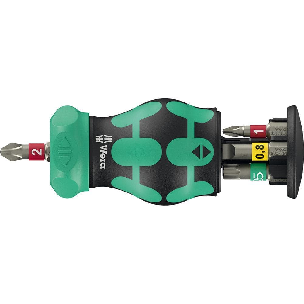 Wera Tools Kraftform Kompakt Stubby Magazine Screwdriver