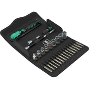 Wera Tools 8100 SA 14 Zyklop Comfort  Ratchet Set 1/4 Drive Metric, 28 Pack -  -