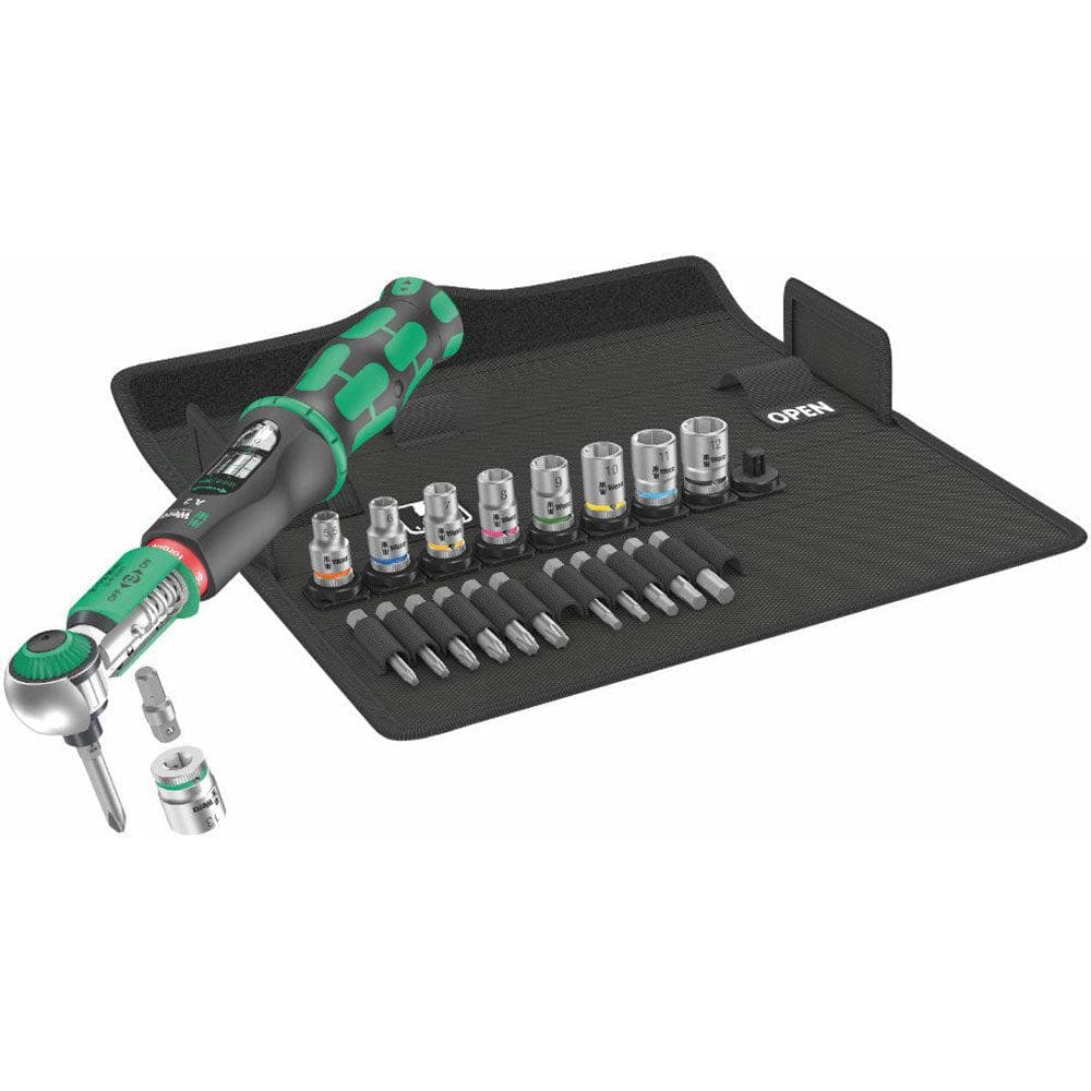 Wera Tools Safe-Torque A 2 Wrench Set 2-12 Nm 1/4 Hex 23pc