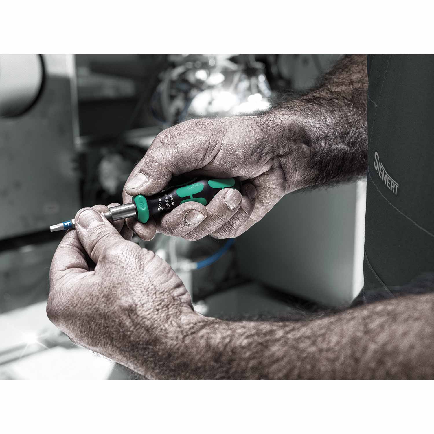 Wera Tools 838 RA S Ratcheting Screwdriver Handle 1/4