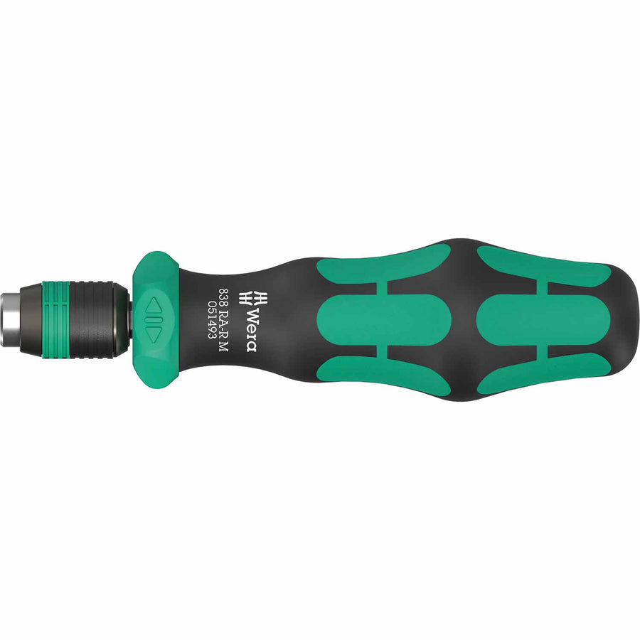 Wera Tools 838 RA-R M Ratcheting Screwdriver Handle 1/4