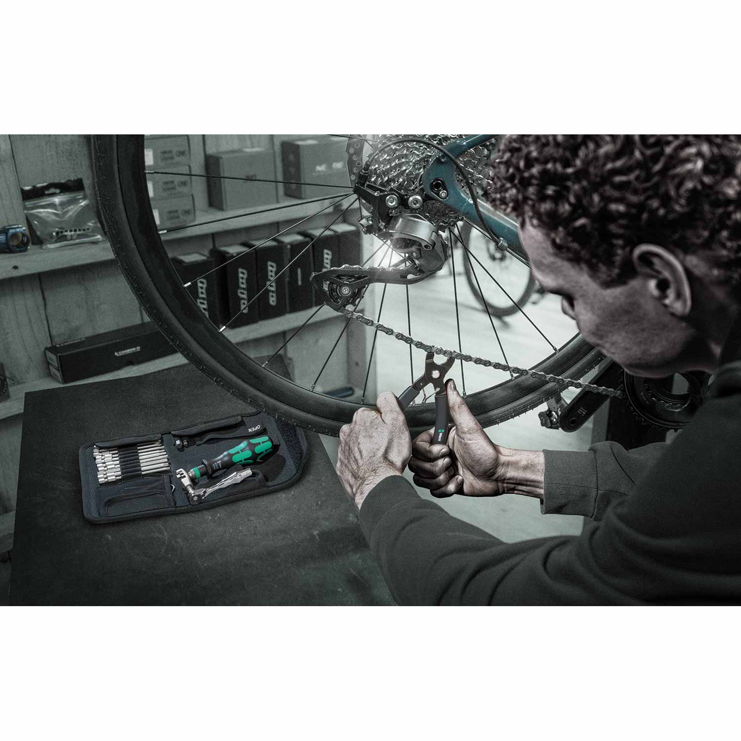 Wera Tools 9532 Bicycle Chain-Tool Workshop Set 16pc