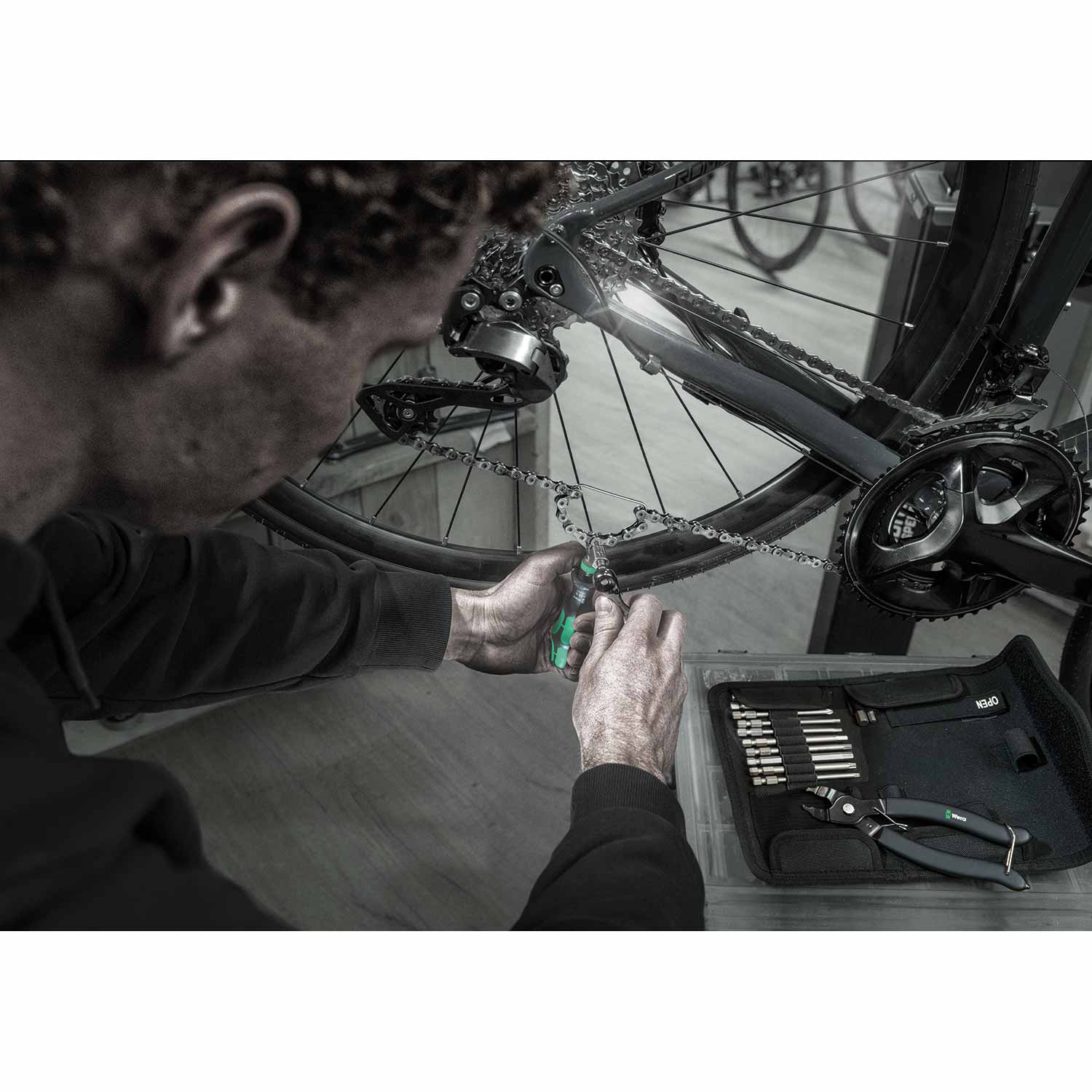 Wera Tools 9532 Bicycle Chain-Tool Workshop Set 16pc