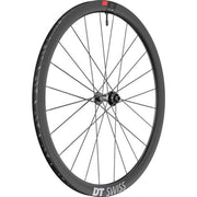 DT Swiss ARC 1100 DICUT disc brake wheel; carbon clincher 38 x 20 mm rim; front