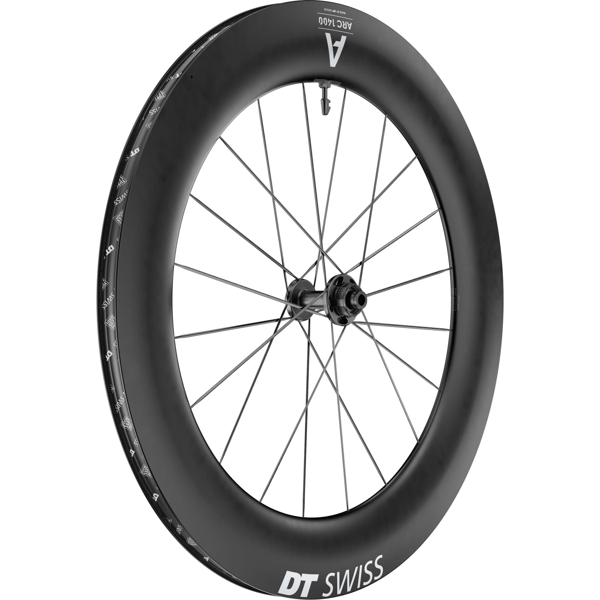 DT-Swiss-ARC-1400-DICUT-disc-brake-wheel,-carbon-clincher-85-x-22-mm-rim,-front