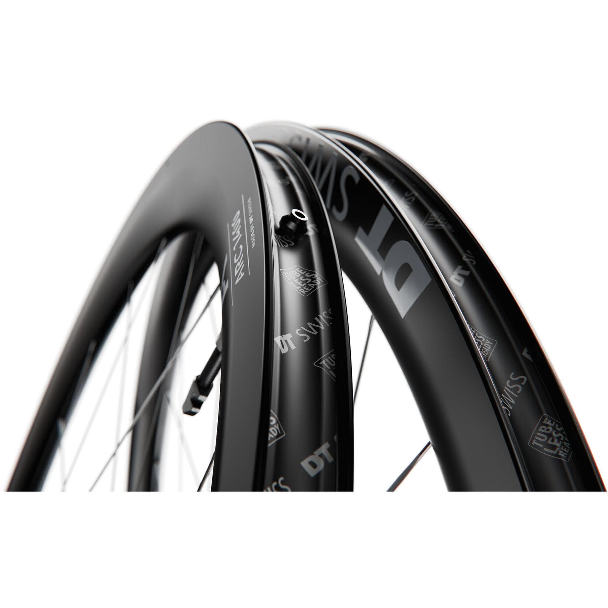 DT Swiss ARC 1400 DICUT disc brake wheel, carbon clincher 65 x 22 mm rim, rear