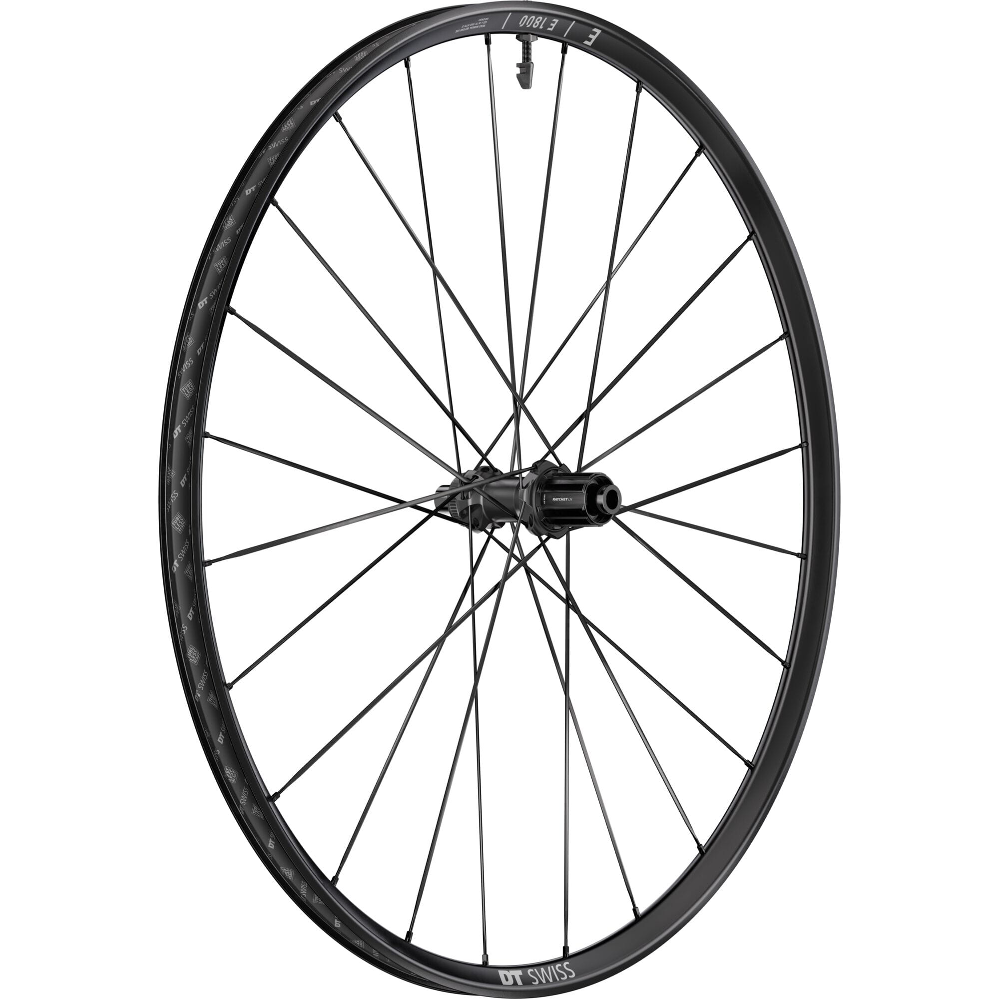 DT Swiss E 1800 SPLINE disc brake wheel; clincher 23 x 24 mm; Shimano HG rear